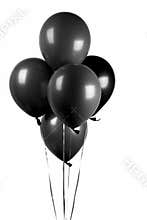 Black balloons