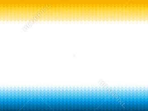 Blue yellow background with ocean waves and sun