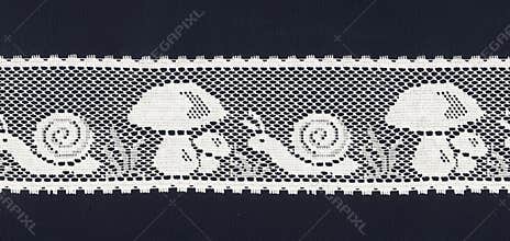 Lace border background