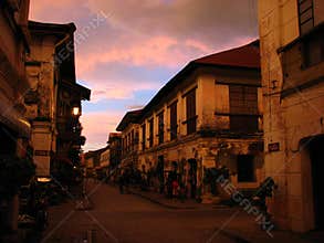 Sunset, Vigan, the Philippines