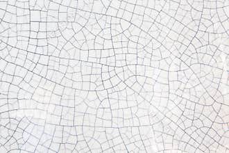 Cracked texture of old ceramic pottery