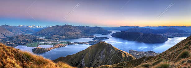 Lake Wanaka panorama, New Zealand