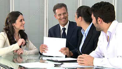 Business handshake to seal a deal