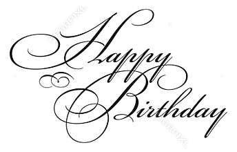 Happy Birthday Type