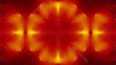 Kaleidoscope red lava