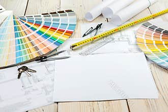 Workplace designer architect decorator