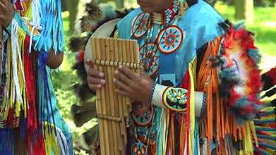 Indian street musicians. 4K.