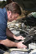 Auto Mechanic Working