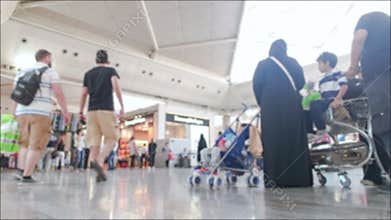 Busy International Airport