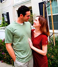 Happy Young Couple New Home