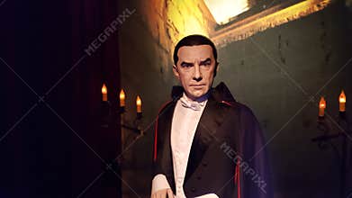 Dracula Wax Statue