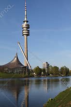Olympia Park and BMW, Munich, Bavaria, Germany, Olympiapark