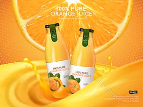 Orange juice ad
