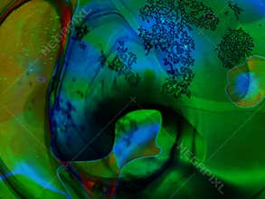 Abstract Psychedelic Visuals Liquid Light Show