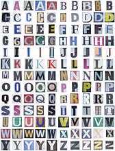 Newspaper alphabet upper