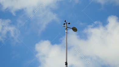Anemometer rotating sky wind power