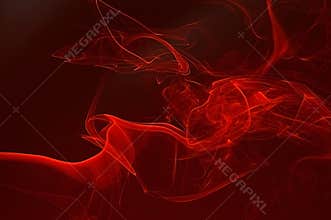 Red smoke abstract background