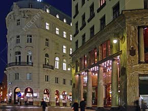 Vienna at night