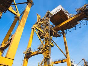 Containers Cargo shipping Logistic freight warehouse Transport