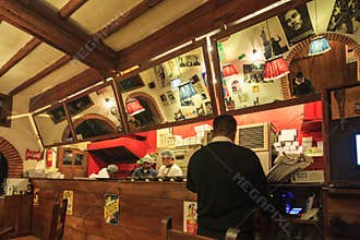 A restaurant with americana interiors, Landour