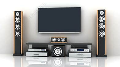 TV and audio electronics and alpha channel