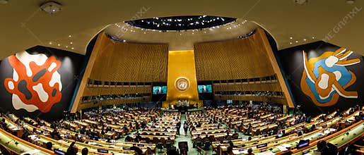 72th session of the UN General Assembly in New York