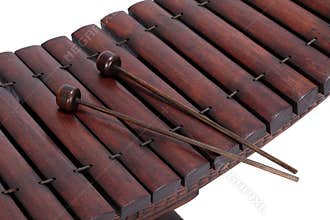 Thai xylophone musical instrument