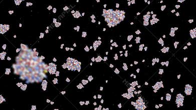 Model of molecules able to loop