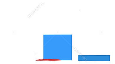 Open gift box on white background. concept congratulation surprise.