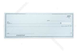 Blank check
