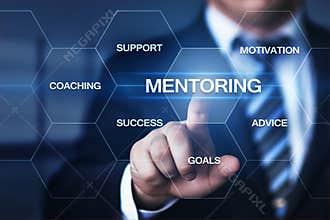 Mentoring Business Motivation Coaching Success Career concept