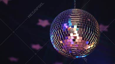 Sparkling disco ball.
