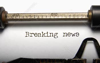 Breaking news
