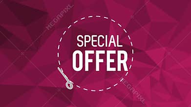 Special offer coupon to cut HD animation