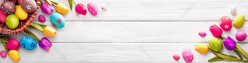 Easter Eggs with Flowers