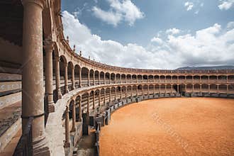 Bull fighting arena of Ronda, Andalusia,