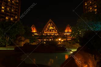 Aulani at night