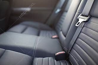 Modern car interior -