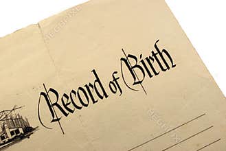 Generic Birth Certificate