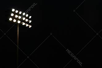 Sports stadium flood lights