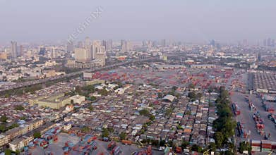 Bangkok Port Aerial View