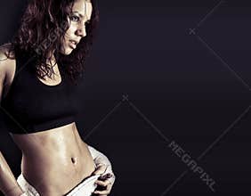 Beautiful fitness body