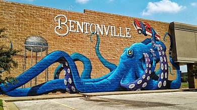 Bentonville Arkansas mural