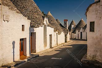 Via Verdi. Alberobello. Apulia. Italy