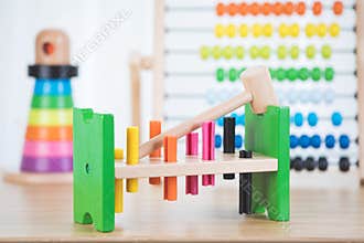 Toys for preschool and kindergarten or daycare.