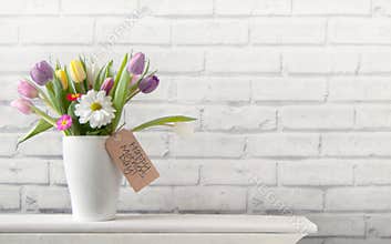 Happy mothers day flowers background