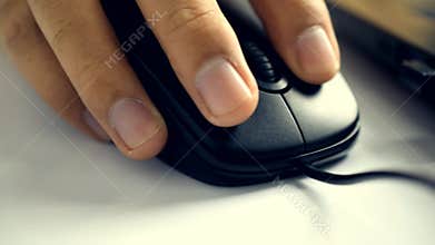 Clicking on PC mouse
