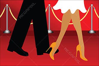Walking the red carpet