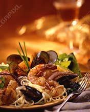 Seafood pasta