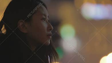 Unhappy young woman feeling sad and depressed, keeping back tears, memories